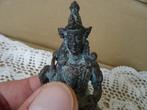 Boeddhabeeld vintage bronzen Boeddhabeeld Boeddhabeeldje 9cm, Ophalen of Verzenden, Zo goed als nieuw, Onbekend, Nvt