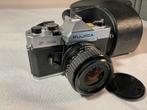 FUJICA STX-1 mettas en 28mm lens, Ophalen of Verzenden, Gebruikt, Spiegelreflex