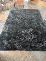 Ligne Pure Adore zwart hoogpolig vloerkleed, Ophalen, 100 tot 150 cm, Zwart, 200 cm of meer