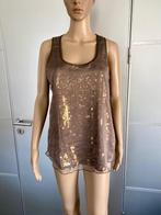 H341 Nieuw: Glamorous maat M=38/40 top blouse blousje, Kleding | Dames, Tops, Maat 38/40 (M), Bruin, Nieuw, Ophalen of Verzenden
