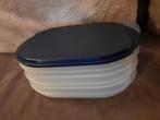 Tupperware vleeswaren trio. Blauw deksel., Ophalen of Verzenden, Zo goed als nieuw, Blauw, Overige typen