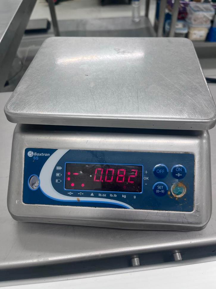 3 Professionele Weegschalen - Winkel, Keuken, Industrie, Witgoed en Apparatuur, Weegschalen, Gebruikt, Digitaal, Winkelweegschaal