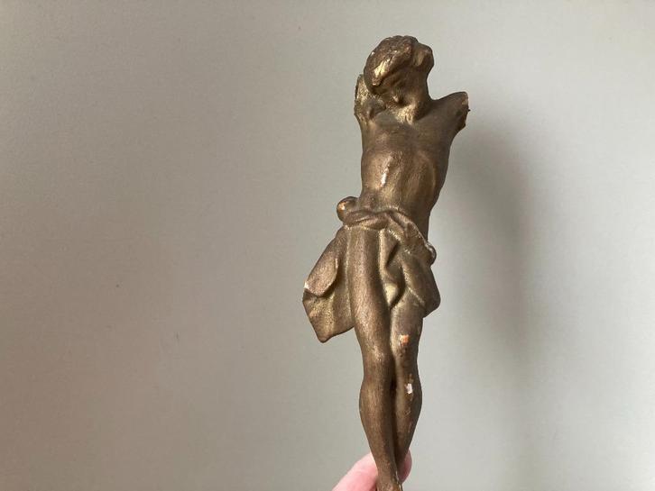 Oude Franse Bois Doré Corpus Christi,  verguld houten Corpus, Antiek en Kunst, Antiek | Religie, Ophalen of Verzenden