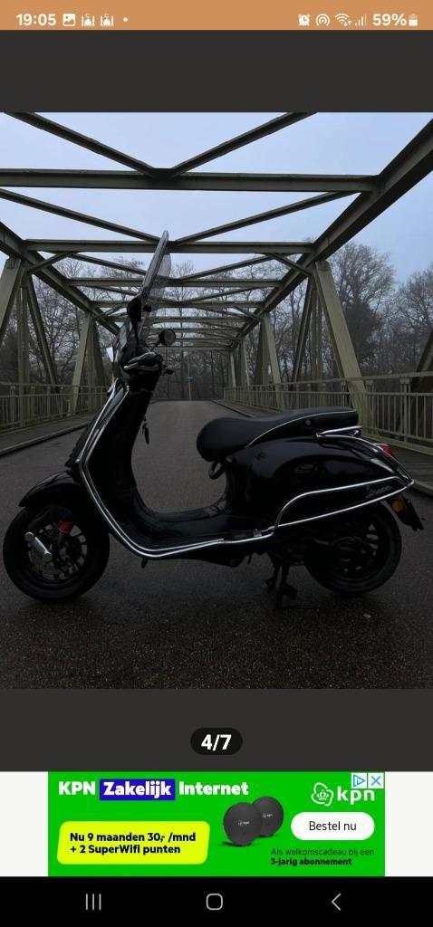 Vespa Sprint, Fietsen en Brommers, Scooters | Vespa, Zo goed als nieuw, Vespa S, Maximaal 45 km/u, Benzine, Ophalen