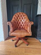 'Chesterfield' bureaustoel, antiek, Ophalen, Gebruikt, Bruin, Bureaustoel