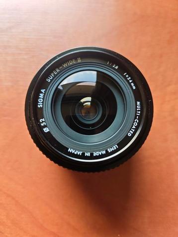Sigma Super Wide II 1:2.8 24 mm Multicoated beschikbaar voor biedingen