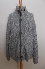 Grijs kabel katoen mix windstopper vest van PMG Legend! L, Kleding | Heren, Ophalen of Verzenden, Zo goed als nieuw, Maat 52/54 (L)