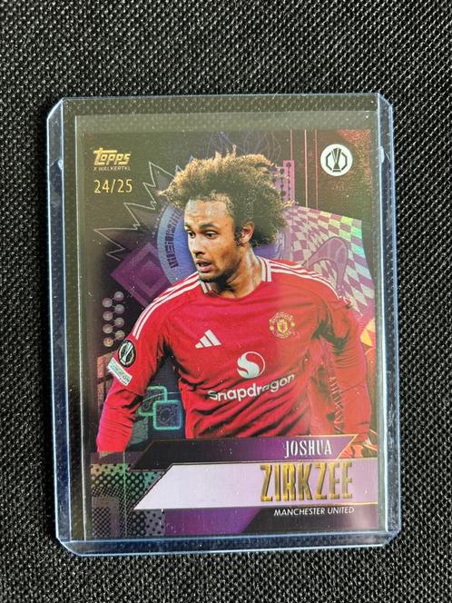 Voetbalkaartje Joshua Zirkzee /25 Manchester United, Hobby en Vrije tijd, Stickers en Plaatjes, Zo goed als nieuw, Plaatje, Ophalen of Verzenden