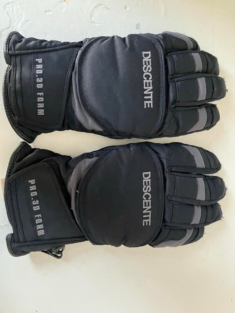 Skihandschoenen zwart, merk Descente, herenmaat s, Gebruikt, 100 tot 140 cm, Kleding, Skiën