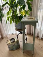 Planten tafel of bijzettafel, Ophalen, Vierkant, Hout, Minder dan 55 cm