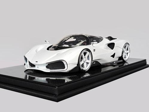 Nilo27 Wit 1:18 van FrontiArt Pre-Order, Hobby en Vrije tijd, Modelauto's | 1:18, Nieuw, Auto, Overige merken, Ophalen of Verzenden