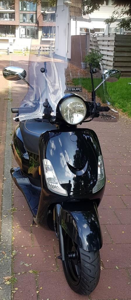 Sym Fiddle 2 Snorscooter, Fietsen en Brommers, Scooters | SYM, Zo goed als nieuw, Fiddle, Maximaal 25 km/u, Benzine, Ophalen