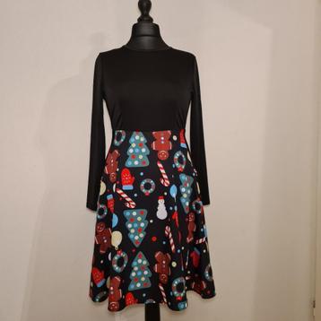 Christmas Kerst Feestelijke Swingjurk Retro Stijl Candy Cane beschikbaar voor biedingen