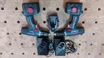 Bosch blauw schroef tollen, Doe-het-zelf en Verbouw, Gereedschap | Boormachines, Ophalen, Gebruikt, Boor- en Schroefmachine