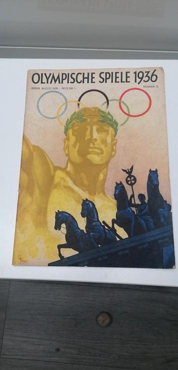 Olympische Spelen Berlijn 1936 -ww2 Tijdschrift beschikbaar voor biedingen