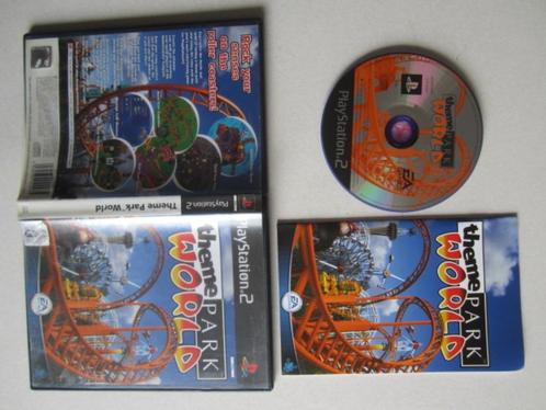 Themepark Theme Park World PS2 Playstation 2, Spelcomputers en Games, Games | Sony PlayStation 2, Zo goed als nieuw, Strategie en Constructie