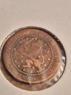 Koperen Cent Willem III - 1880, Postzegels en Munten, Munten | Nederland, Verzenden, Koning Willem III, 1 cent, Losse munt