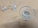 borrelglaasjes op voet drie stuks, Ophalen of Verzenden, 'T Olde Gre-j, Info@toldegrej.nl, Endepoelstraat 20f Didam