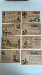 POPJE HAGE.8 Antieke kinderkaarten, getekend, liedteksten., Verzamelen, Ansichtkaarten | Themakaarten, Ophalen of Verzenden, 1920 tot 1940