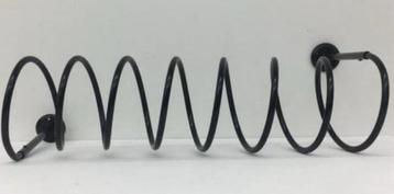 Vintage kapstok spiraal zwart uit de jaren '80 beschikbaar voor biedingen