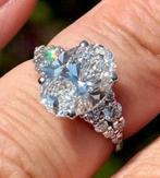 Prachtige 18 karaat witgouden ring met 4.72ct aan diamant!, Sieraden, Tassen en Uiterlijk, Ringen, Wit, Nieuw, Ophalen of Verzenden