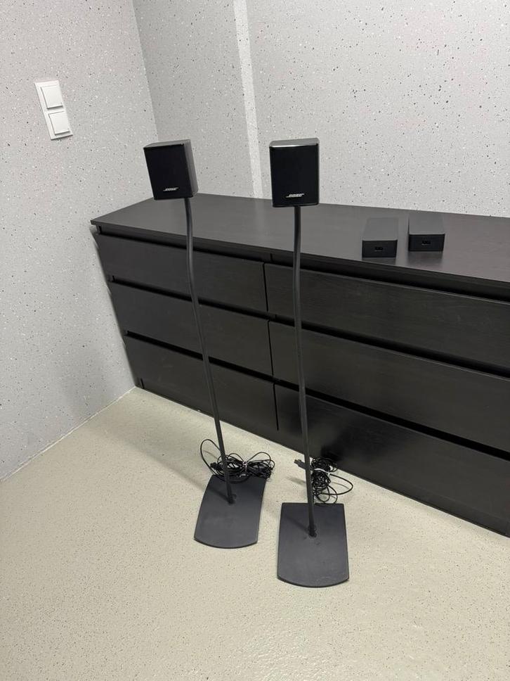 Bose virtually invisible 300 - met standaards, Audio, Tv en Foto, Luidsprekers, Zo goed als nieuw, Subwoofer, 120 watt of meer