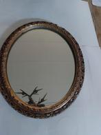 Vintage Pieterman Spiegel - 30x24 cm, Antiek en Kunst, Antiek | Spiegels, Ophalen of Verzenden, Rond, Minder dan 50 cm, Minder dan 100 cm