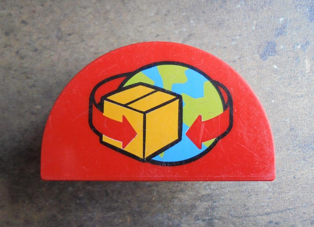 Lego Duplo Brick 2x4x2 Slope Curved Double (zie foto's), Kinderen en Baby's, Speelgoed | Duplo en Lego, Ophalen of Verzenden, Gebruikt