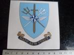 ruit sticker nato aew force logo embleem army, Verzenden, Zo goed als nieuw, Bedrijf of Vereniging