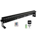 FOS Luminus BAR 24x4 watt RGBW 4in1 IP65 Waterdicht met accu, Muziek en Instrumenten, Licht en Laser, ., Nieuw, Ophalen of Verzenden