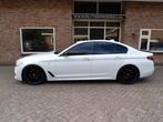 BMW 5-serie 530d High Executive Automaat / M Pakket / Leder, Achterwielaandrijving, Gebruikt, 2000 kg, Wit