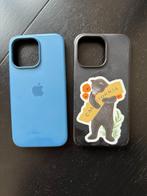 iPhone 13 Pro Leather and Silicone Magsafe cases, Ophalen, Zo goed als nieuw, IPhone 13, Hoesje of Tasje
