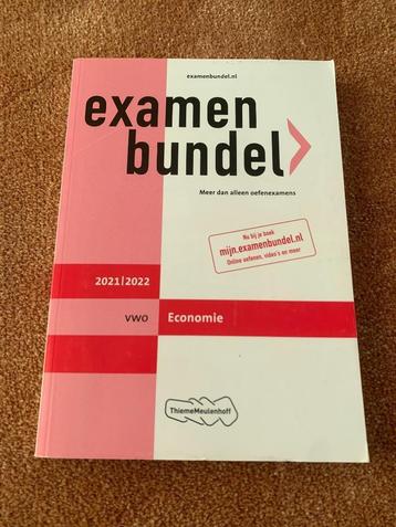 Te koop: Examenbundel Economie VWO 2021/2022 beschikbaar voor biedingen