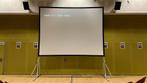 FastFoldable Projectiescherm 4x3m, Audio, Tv en Foto, Projectieschermen, Ophalen, Zo goed als nieuw