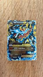 M Charizard EX pokemon blauw goud 2016, Ophalen of Verzenden, Gebruikt, Losse kaart
