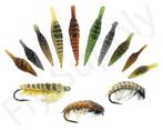 Realistic Nymph Backs 10pc, Watersport en Boten, Ophalen of Verzenden, Nieuw, Overige typen