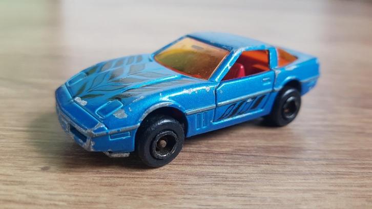 Chevrolet Corvette C4 - Majorette No. 215 Modelauto 1:57, Hobby en Vrije tijd, Modelauto's | Overige schalen, Gebruikt, Auto, Ophalen of Verzenden