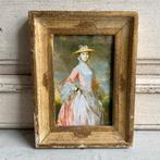 Florentijns lijstje *tres jolie Duiven*, Antiek en Kunst, Curiosa en Brocante, Verzenden