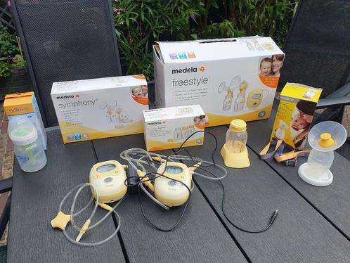 Medela kolfapparaat / borstkolf (4x) incl toebehoren, Kinderen en Baby's, Babyvoeding en Toebehoren, Gebruikt, Borstkolf, Ophalen