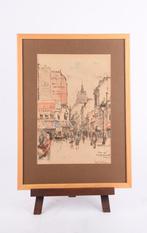 Jan Korthals (1916-1972) – “rue de clignacourt, Paris”, Ophalen of Verzenden