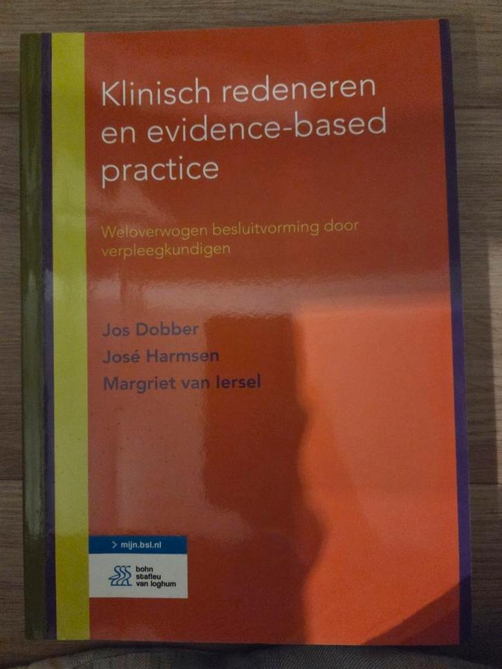 José Harmsen - Klinisch redeneren en evidence-based practice, Boeken, Wetenschap, Zo goed als nieuw, Ophalen of Verzenden