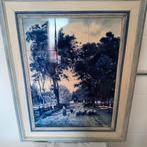 De Porceleyne Fles, groot tegeltableau, 1908!!zeer mooi, Ophalen