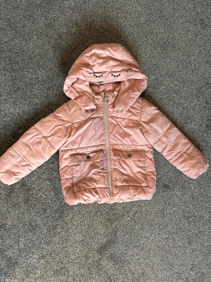 Winterjas meisje maat 110 - nette staat, Kinderen en Baby's, Kinderkleding | Maat 110, Zo goed als nieuw, Meisje, Jas, Ophalen of Verzenden