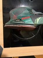 Bosch PSM 100 A Schuurmachine + Schuurpapier, Doe-het-zelf en Verbouw, Gereedschap | Schuurmachines, Ophalen, Gebruikt, Minder dan 600 watt