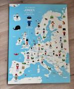 Landkaart op doek voor kind/jongen 🇳🇱, Ophalen, Overijssel