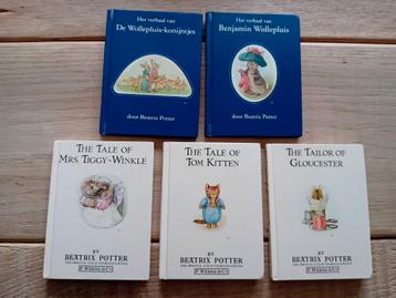 5 kleine boekjes van Beatrix Potter beschikbaar voor biedingen