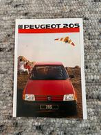 Autofolder Peugeot 205, uitgave 1986, Ophalen of Verzenden, Zo goed als nieuw, Peugeot