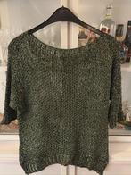 Trui, groen, glitters, maat 40/42, Maat 38/40 (M), Ophalen of Verzenden, Zo goed als nieuw, Lange mouw