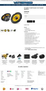 JL Audio C1-650X 16.5cm / 6.5'' Coaxial speakers / Auto, Auto diversen, Autospeakers, Hifi-Focus, Aalsmeerderweg 173 1432 CL, Aalsmeer