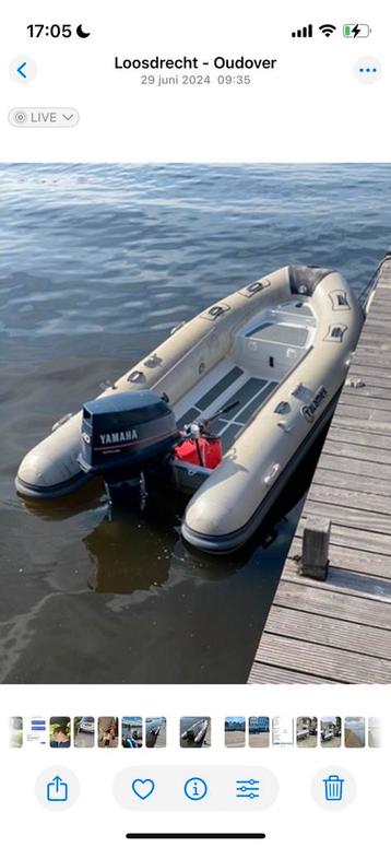 Talamax 350 aluminium bodem. Loop zachtjes leeg beschikbaar voor biedingen